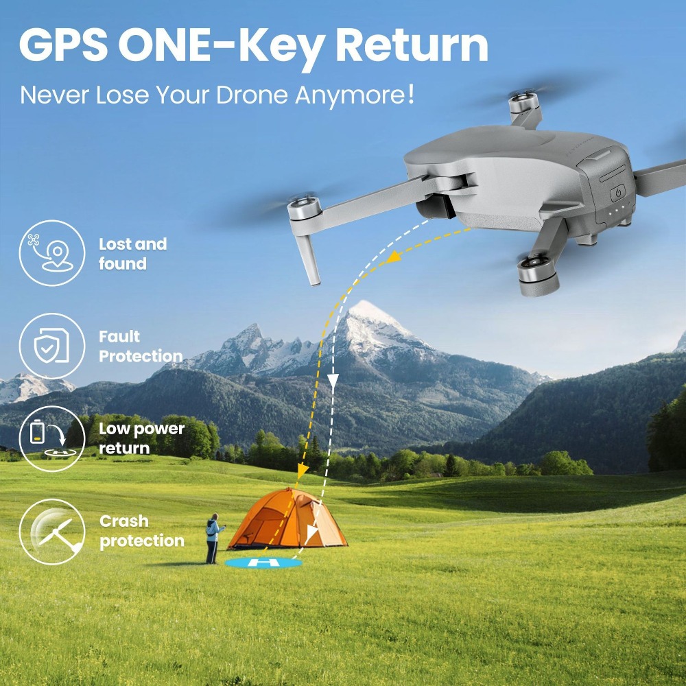 Global MiniX Drone! 4K UHD & a - Drone Gimbal Mount recension och pris