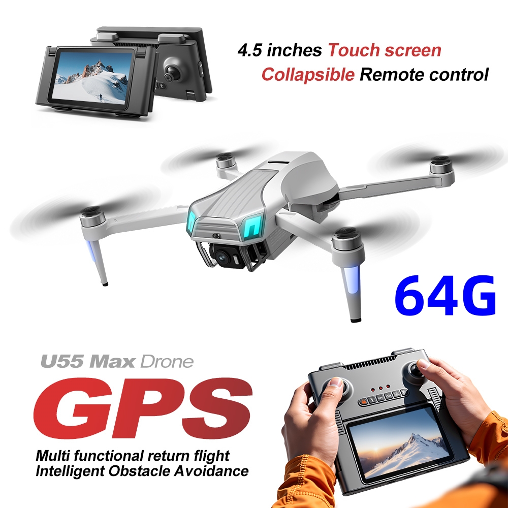 NCZOBOE U55  GPS Drone with Sc - Drone Gimbal 2 Axis recension och pris